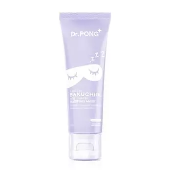 Dr.pong Антивозрастная ночная маска Dr.Pong Timeless Bakuchiol 50 мл, purple