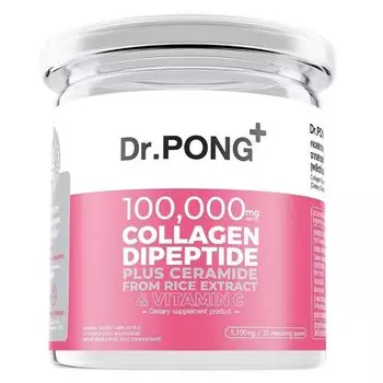 Dr.pong ДР.ПОНГ 100 000 мг. Коллагеновый дипептид плюс керамид, Pink