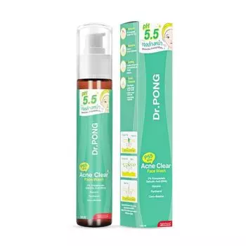 Dr.pong Dr.Pong p55 BHA Acne Clear Face Wash 100 мл, white