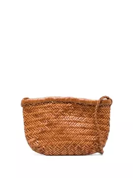 DRAGON DIFFUSION плетеная сумка на плечо, коричневый