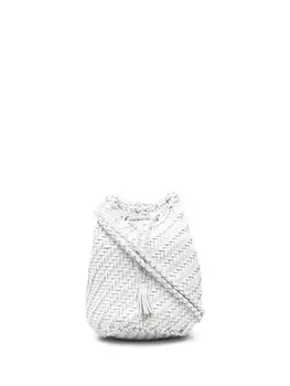 DRAGON DIFFUSION сумка-ведро Pompom Double-Jump, белый