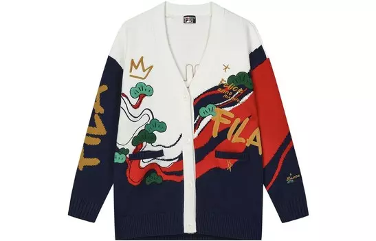 Dragon Dragon Series Свитер женский Cloud White Fila