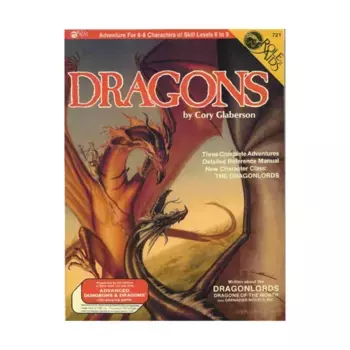 Dragons, Roleaids - Monsters & Fantasy Races, мягкая обложка