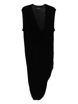 Драпированная майка Julius, черный