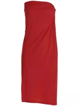 Драпированная юбка миди Atlein, красный