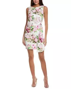 Драпированное мини-платье Marella Nisus, розовый