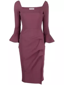 Драпированное платье миди Astra CHIARA BONI La Petite Robe, фиолетовый