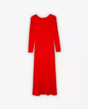 Драпированное платье миди Scalpers, оранжевый