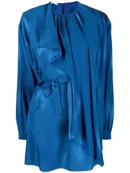 Драпированное платье Stella McCartney, синий