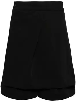 Драпированные шорты SONGZIO, черный