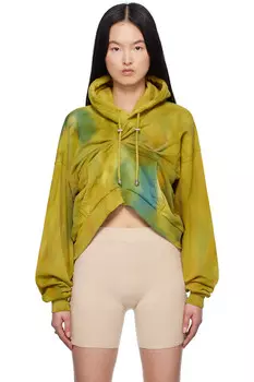 Драпированный худи Collina Strada, синий