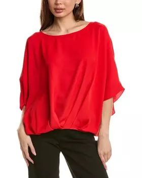 Драпированный топ Vince Camuto, красный