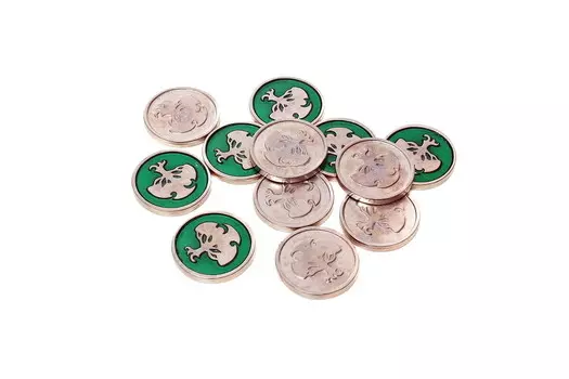 Drawlab Entertainment, Металлические монеты - Природа, 12 шт.