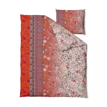 Dream Sleep Mako Interlock Jersey Постельное белье Milan Red Наволочка одинарная 80х80 см Traumschlaf