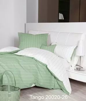 Dream Sleep Mako Soft Seersucker Reversible Bed Linen Tango 29020-26 Наволочка Lime Green Single 40x40 см Traumschlaf