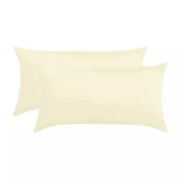 Dream Sleep Nobility Linon, набор из 2 наволочек 2x 40x80 см, экрю Traumschlaf