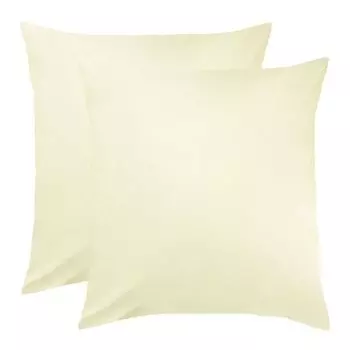 Dream Sleep Nobility Linon, набор из 2 наволочек 2x 80x80 см, экрю Traumschlaf