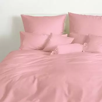 Dream Sleep Uni Mako Атласные наволочки 40x80 см Chalk Rose Traumschlaf