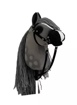Dreamhorsehobby ЛОШАДЬ-ХОББИ РУЧНАЯ РАБОТА - БЕЖЕВАЯ ЛОШАДЬ НА ПАЛОЧКЕ ФОРМАТ А4 Inna marka
