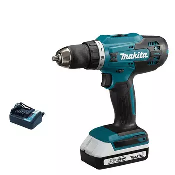 Дрель аккумуляторная Makita DF488D004 + два аккумулятора, зарядное устройство