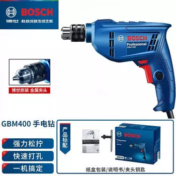 Дрель электрическая Bosch GBM400KL, 400W