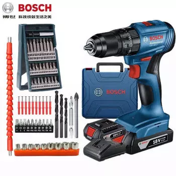 Дрель электрическая Bosch GSB185-Li с насадками, 18 В