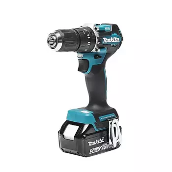 Дрель электрическая Makita DHP487SAJ с двойным аккумулятором