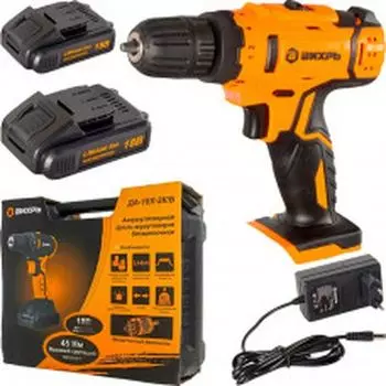 Дрель-шуруповерт аккумуляторная Вихрь ДА-18Л-2К/Б