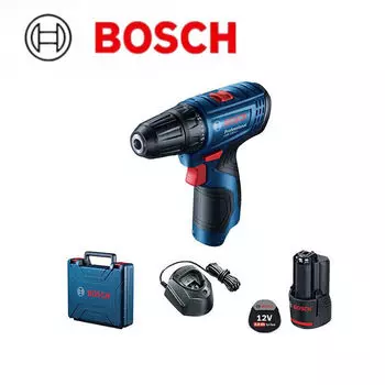 Дрель-шуруповерт Bosch GSB 120-Li + два аккумулятора 12V/2.0Ah, зарядное устройство, кейс