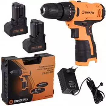 Дрель-шуруповерт ВИХРЬ ДА-24Л-2КУ