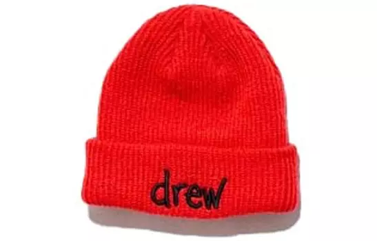Drew House Шапка унисекс красная