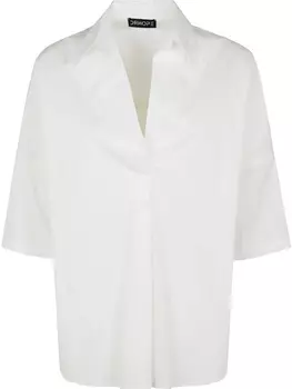 DRHOPE хлопковая блузка, белый