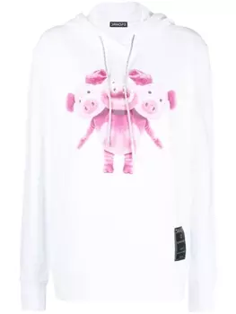 DRHOPE худи с графичным принтом, белый