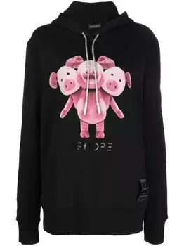 DRHOPE худи с графичным принтом, черный