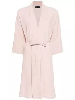 DRHOPE креповый кейп с декоративной строчкой, розовый