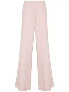 DRHOPE расклешенные креповые брюки, розовый