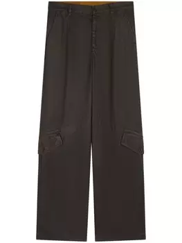 DRIES VAN NOTEN брюки с карманами, коричневый