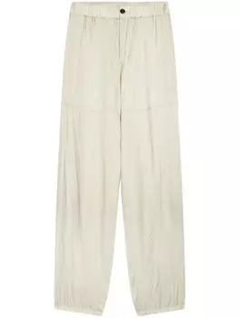 DRIES VAN NOTEN брюки широкого кроя, нейтральный цвет