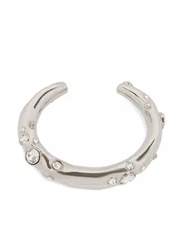 DRIES VAN NOTEN декорированный браслет, серебряный