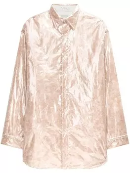 DRIES VAN NOTEN дутая рубашка, нейтральный цвет