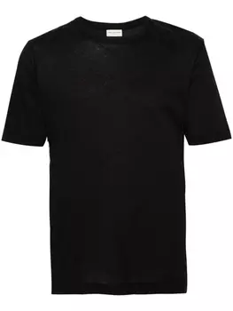 DRIES VAN NOTEN футболка с круглым вырезом, черный