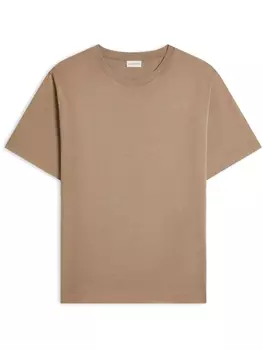DRIES VAN NOTEN футболка с круглым вырезом, коричневый