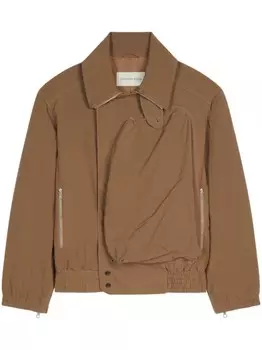 DRIES VAN NOTEN куртка на молнии, коричневый