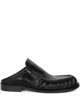 DRIES VAN NOTEN лоферы с открытой пяткой, черный