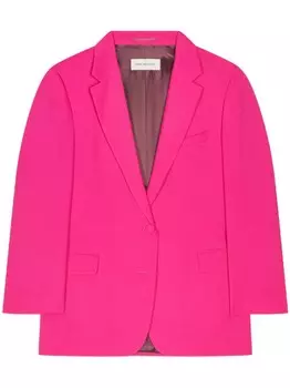 DRIES VAN NOTEN однобортный пиджак, розовый