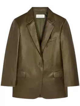 DRIES VAN NOTEN однобортный пиджак, зеленый