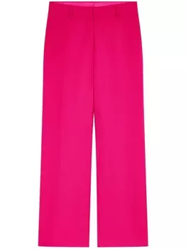 DRIES VAN NOTEN прямые брюки свободного кроя, розовый