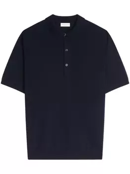 DRIES VAN NOTEN рубашка поло с короткими рукавами, синий