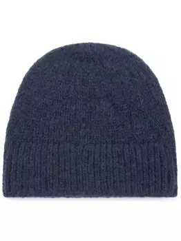 DRIES VAN NOTEN шерстяная шапка бини, синий