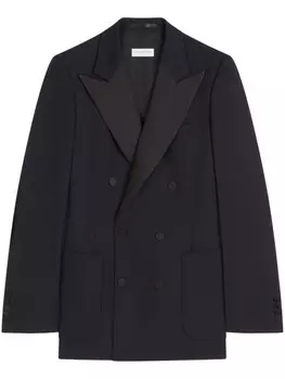 DRIES VAN NOTEN шерстяной блейзер, черный